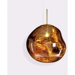 Groofoo - Belle Melt Mirror Ball Lampe Lava pendentif en verre suspendu lumières irrégulière Creative Light en forme E27 Plafonnier moderne Loft Bar