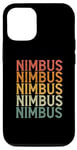 Coque pour iPhone 12/12 Pro Retro Sur Mesure Prénom Nom Nimbus