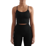 aim'n Shape Seamless Strap Singlet Svart