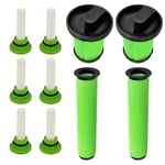 Green Vacuum Filters + Freshener for GTECH System AirRam Multi MK2 K9 Cordless