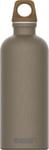 SIGG - Aluminium Water Bottle - Traveller MyPlanet Smoked Pearl - Climate Neutral Certified - Suitable For Carbonated Beverages - Leakproof - Lightweight - BPA Free - Smoked Pearl - 0.6 L