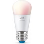 WiZ smartlampe, E27, opalglas, RGBW - alle farver og nuancer af hvidt lys, Wi-Fi, 470 lm