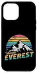 Coque pour iPhone 13 Pro Max Outdoor Mountain Design Mount Everest
