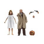 NECA - Halloween 2 Doctor Loomis & Laurie Strode 8In Retro ActionFigure 2Pk