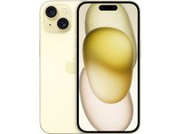Apple iPhone 15 - 5G smartphone - dobbelt-SIM / Internminne 256 GB - OLED-display - 6.1 - 2556 x 1179 piksler - 2x bakkameraer 48 MP, 12 MP - front camera 12 MP - gul