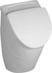 V&B O.novo Compact urinal m/lokk og målepunkt, Hvit - 75570601