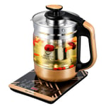 Electric Water Kettle Glass Kettle Multi-Functional Health Pot Electric Kettle, Flower teapot, Tea Maker with Strainer