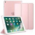 FINTIE Case for iPad 9.7 2018/2017, iPad Air 2, iPad Air - Lightweight Slim Shell Cover with Translucent Frosted Back Protector, Auto Wake/Sleep for iPad 6th / 5th Gen, iPad Air 1/2, Rose Gold