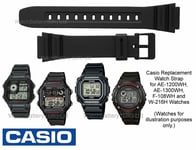 Genuine Casio Watch Strap Band for W-216H, F-108WH, AE1200, AE-1200WH, AE-1300WH