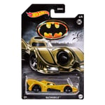 Hot Wheels DC Comic Batman Die-cast Car GOLD BATMOBILE 1:64 Scale Mattel