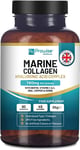 Marine Collagen with Hyaluronic Acid 1100Mg | 90 Collagen Capsules High Strength