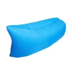 SZSCUTE Air Sofa Lounge, Inflatable Couch Outdoor Portable Fast Inflatable, Waterproof Air Bed Compact Carry Bag for Camping Picnic Swimming Pool Beach Backyard Travelling (blue)