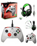 Casque PC Gamer PRO H3 SPIRIT OF GAMER XBOX ONE/S/X/PC + Manette XBOX ONE-S-X-PC Filaire WHRADIAL WHITE Officielle