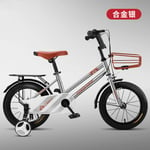 cuzona Children's bicycle boy 2-3-4-6-7 stroller 8 years old baby girl bicycle child medium and large bicycle-12 inches_[High Carbon Steel] Alloy Silver Spoke Wheel Free Riding Gift