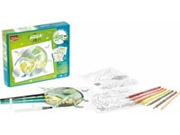 Maped Creativ Akvarellfärgsset Aqua Art "Dinosaurier" För Akvarellmålning På Ritmallar Med Metallisk Effekt, - 1 St (907058)