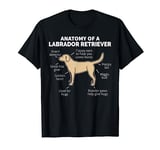 Labrador Shirt, Anatomy of a Labrador Retriever Dog T-Shirt