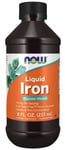NOW Supplements, Iron Liquid 18 mg Non-Constipating Essential Mineral, 8-Ounce