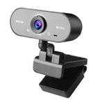 DERCLIVE Caméra Web USB 1080P Webcam D'ordinateur sans Pilote avec Micro pour Une Conférence D'appel Vidéo en Direct Noir