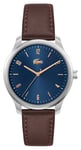 Lacoste 2011322 Men's Lisbon (42mm) Blue Dial / Brown Watch