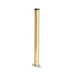 Metal Furniture Table Legs, Cabinet Legs Kitchen Feet Worktop Desk Table Legs, Aluminum Alloy Adjustable Height (Color : Gold, Size : 90cm/35.4in)