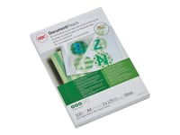 Gbc Document Laminating Pouch - 250 Mikron - 100-Pack - Glättat - 216 X 303 Mm Lamineringsfickor - För Fusion 1000L A3, 1000L A4, 1100L A3, 1100L A4, 3000L A3, 3000L A4, 3100L A3, 5100L A3