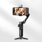AOCHUAN 3-Axis Handheld Smartphone Gimbal Stabiliser with Fill Light for iPhone