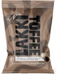 Narr Lakki Toffee - Söt Lakrits i Mjölkchoklad och Vit Choklad med Toffeesmak 100 gram