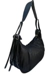 New Vintage NIKE Women's HERITAGE MX Premium HOBO Bag Cotton BA2582 Black