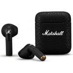 Marshall Minor III True Wireless Earbuds - Black IPX4 - Bluetooth 5.2 - Up to 5 Hours Battery Life / 25 Hours Total with Charging Case