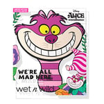 Wet n Wild Miroir de Poche Alice in Wonderland 'We're All Mad Here', Accessoire Portable avec Thème Alice au Pays des Merveilles, pour Retouches en Déplacement, avec Prise Confortable