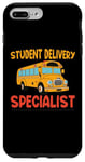 Coque pour iPhone 7 Plus/8 Plus Spécialiste de la livraison étudiant amusant conducteur de bus scolaire homme