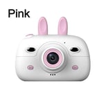 XSWY Children Mini Camera 2.4inch Screen Display 18MP Front Rear Dual Cameras Kids Camera Digital Video Photo Camera Child Best gift Easy to use (Bundle : Standard, Color : Pink)