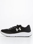 UNDER ARMOUR Charged Pursuit 3 Trainers - Black/White, Black/White, Size 3, Women