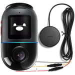 70mai - Dash Cam Omni X200 avec 4G Hardwire Kit UP04,Caméra de voiture noire avec câble de Surveillance du stationnement Enregistrement panoramique à