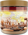 Dead Sea Collection Almond Vanilla Salt Body Scrub with Pure Dead Sea Salt, 660g