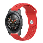 INF Samsung Gear S3 / Galaxy Watch 46 Mm Armband 22 - Röd