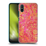 Head Case Designs Officially Licensed Micklyn Le Feuvre Hot Pink Gold and Orange Mandala Hard Back Case Compatible With Xiaomi Redmi 9A / Redmi 9AT