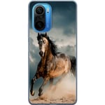 Xiaomi Poco F3 Transparent Mobilskal Springande Häst