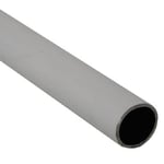 Tringle de penderie ronde acier blanc Ø1,8 x 100 cm