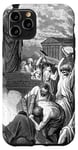 Coque pour iPhone 11 Pro Saint Paul à Ephèse Gustave Dore Religieux Biblique Art