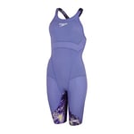 Speedo Women's Fastskin LZR Ignite Kneeskin | Tech Suit | Racewear | FINA Approved , Miami Lilac/Spritz/Violet , 30