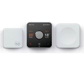 HIVE Thermostat & Hub, Silver/Grey,White,Black