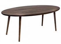 Northern Lights Collection - Egil Soffbord Oval 135x70 cm Dark Oak