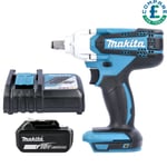 Makita DTW190Z 18V Li-Ion 1/2" Impact Wrench Body With 1 x 6Ah Battery & Charger