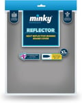 Minky Metallic Ironing Board Cover Heat Reflective Sheet XL Fits 125 x 45 cm