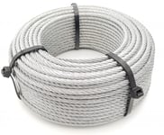 Stålwire Galv 8mm-40m, 222-trådig -