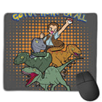 Gotta Hunt Them All Owen Jurassic World Velociraptor Monster of The Pocket Customized Designs Non-Slip Rubber Base Gaming Mouse Pads for Mac,22cm×18cm， Pc, Computers. Ideal for Working Or Game