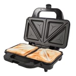 Quest Deep Fill Non Stick Plate 2 Slice Sandwich Toaster Toasties Maker 900W