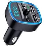 Bluetooth FM-sändare Bluetooth trådlös adapter bil mp3-spelare C57 Bilradio Snabbladdning USB-minne No116