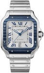 Cartier WSSA0047 Santos De Cartier Sølvfarvet/Stål